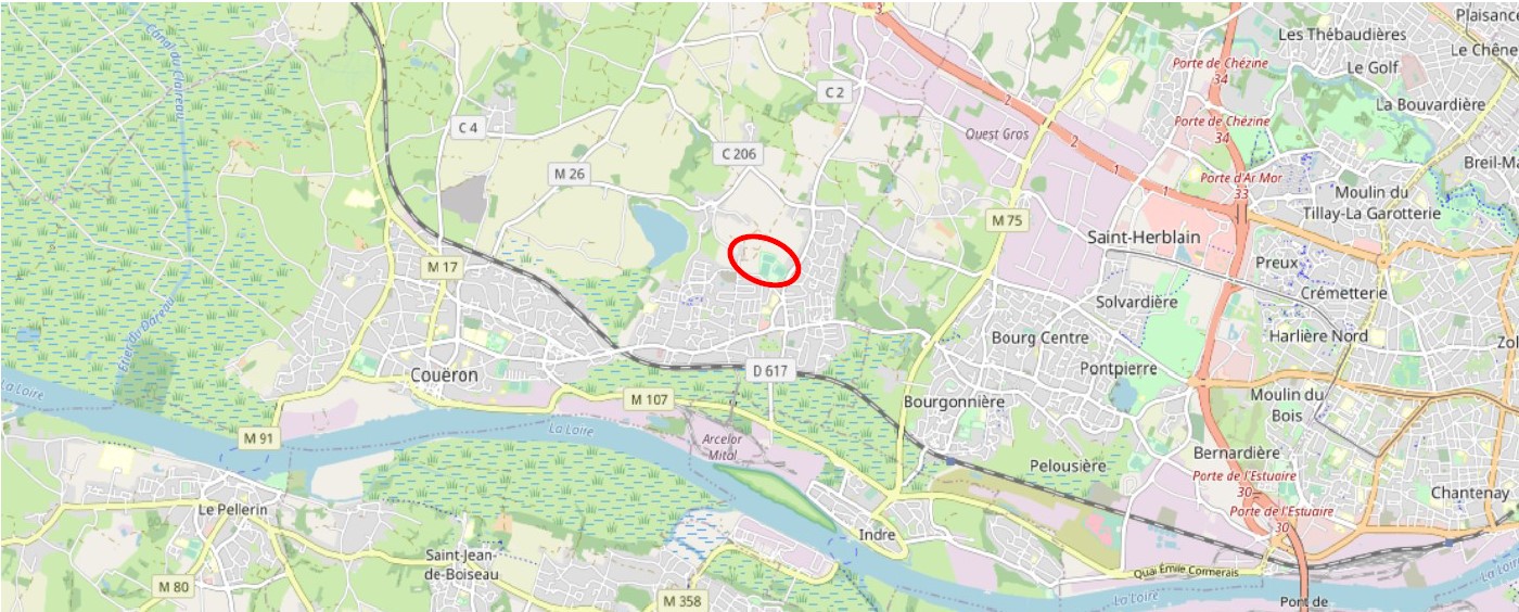 Localisation du projet Noë Allais